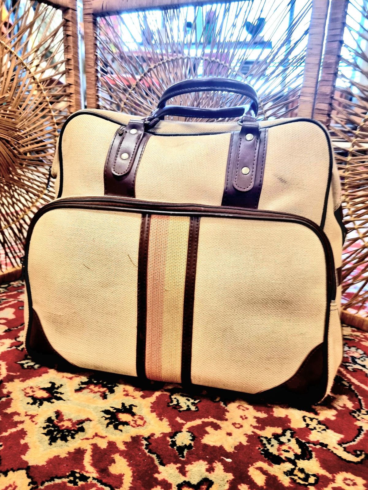 Vintage Holdall weekend Bag