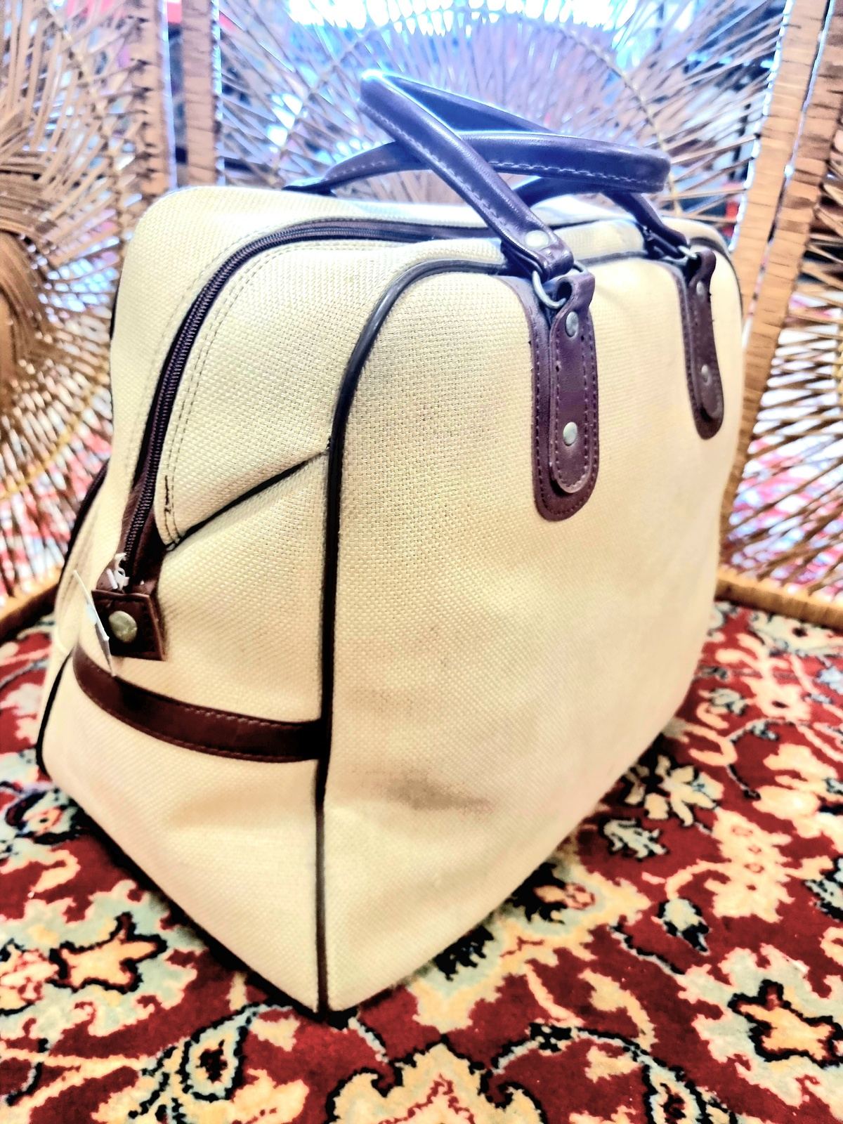 Vintage Holdall weekend Bag