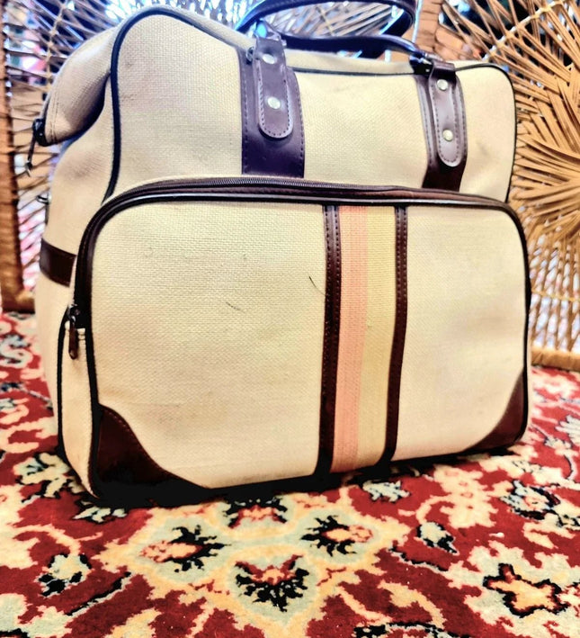 Vintage Holdall weekend Bag - Yatva