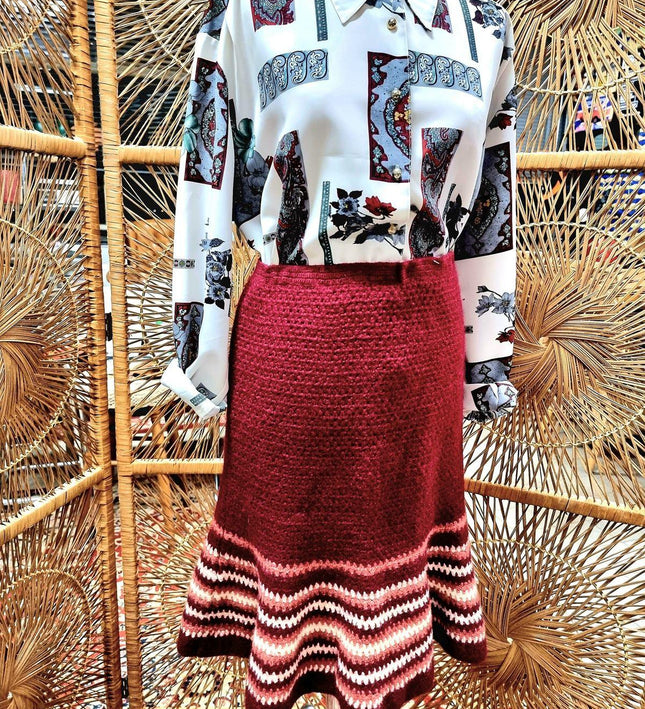 Vintage Knitted Skirt - Yatva