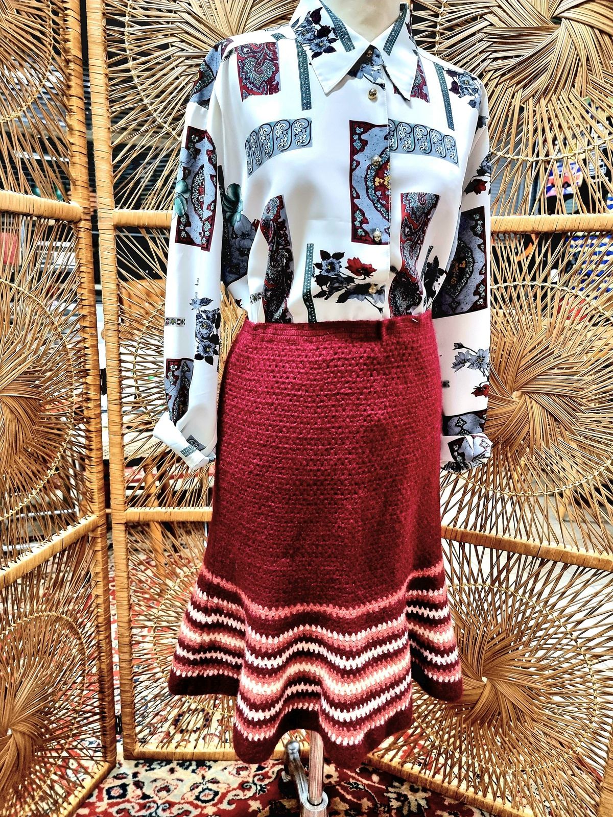 Vintage Knitted Skirt