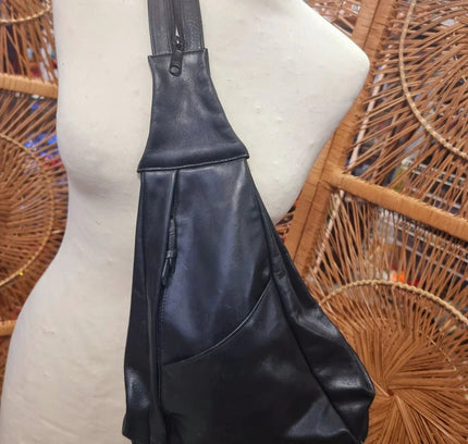 Vintage Leather Backpack - Yatva