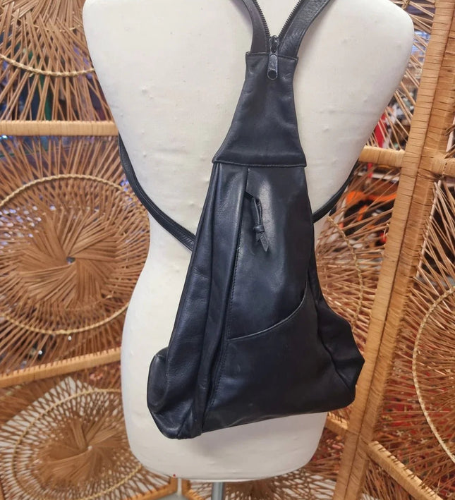 Vintage Leather Backpack - Yatva