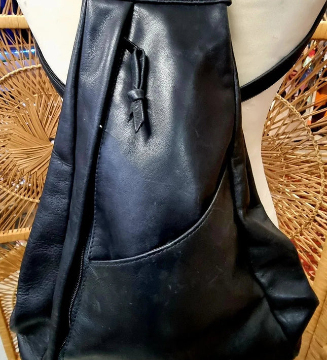Vintage Leather Backpack - Yatva