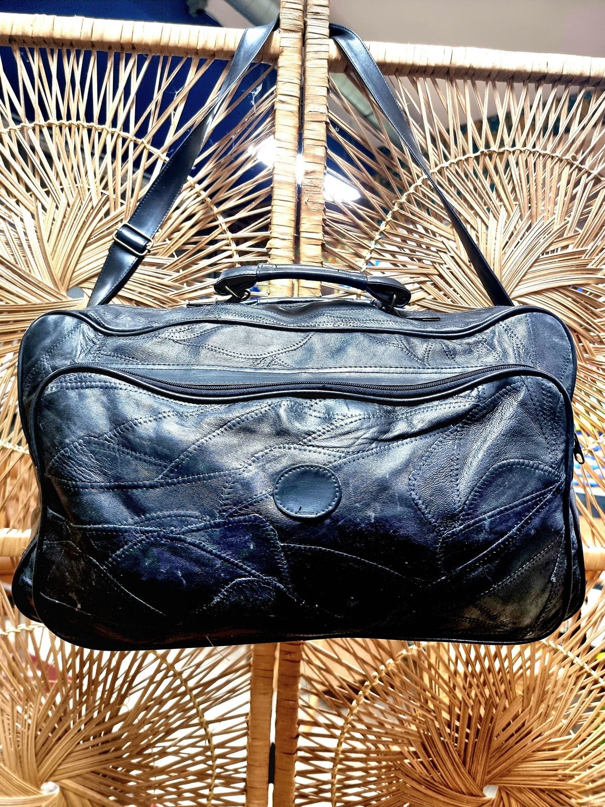 Vintage Leather Holdall Weekend