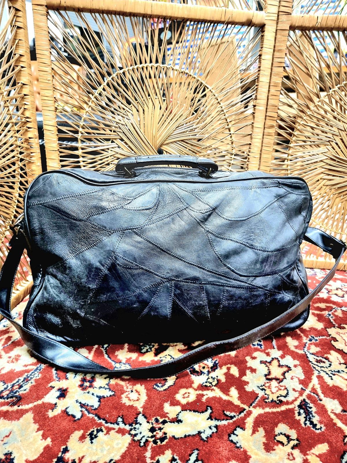 Vintage Leather Holdall Weekend