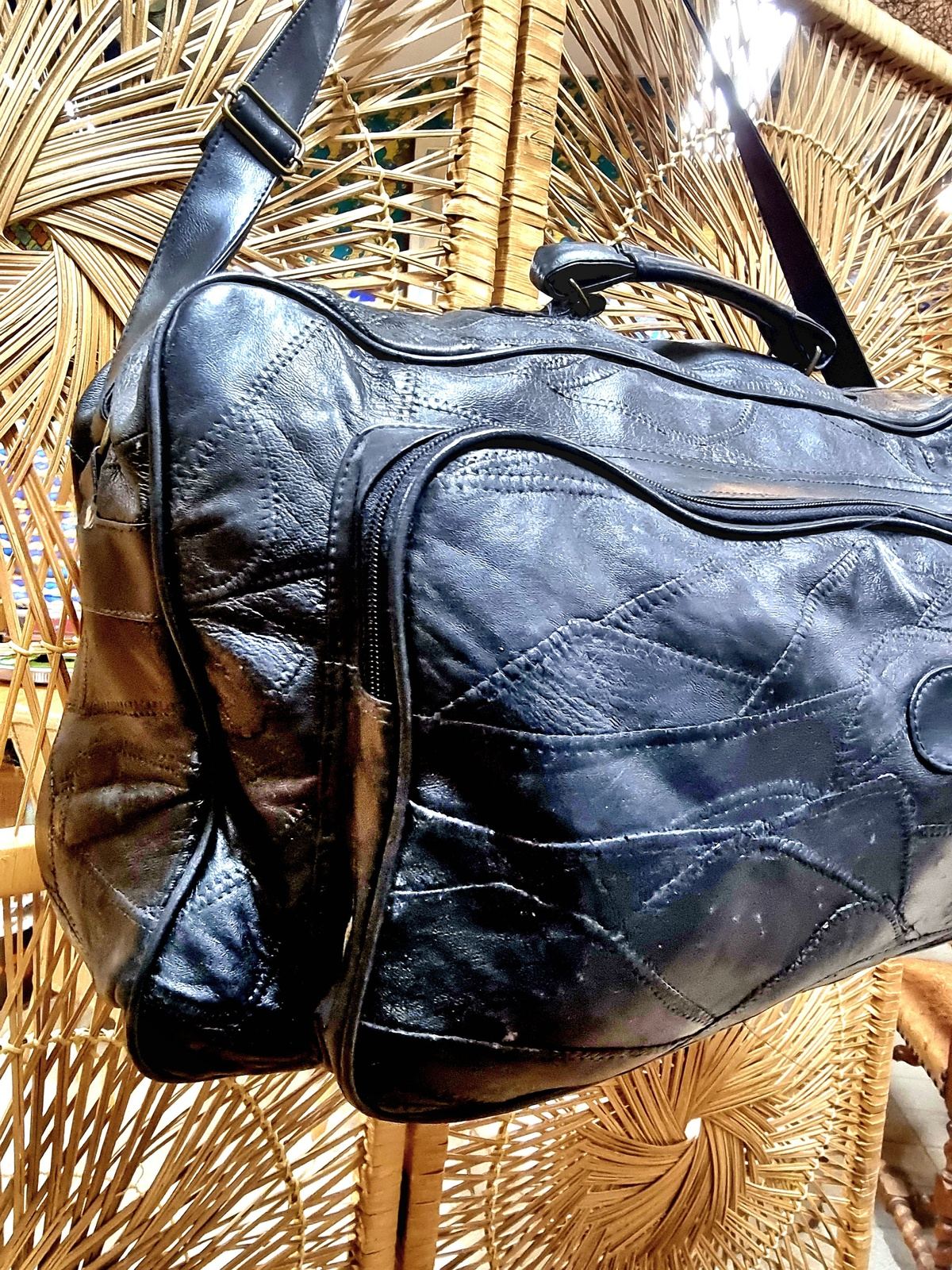 Vintage Leather Holdall Weekend