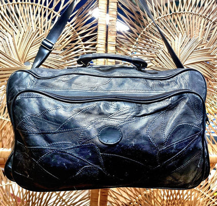 Vintage Leather Holdall Weekend - Yatva