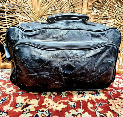 Vintage Leather Holdall Weekend - Yatva