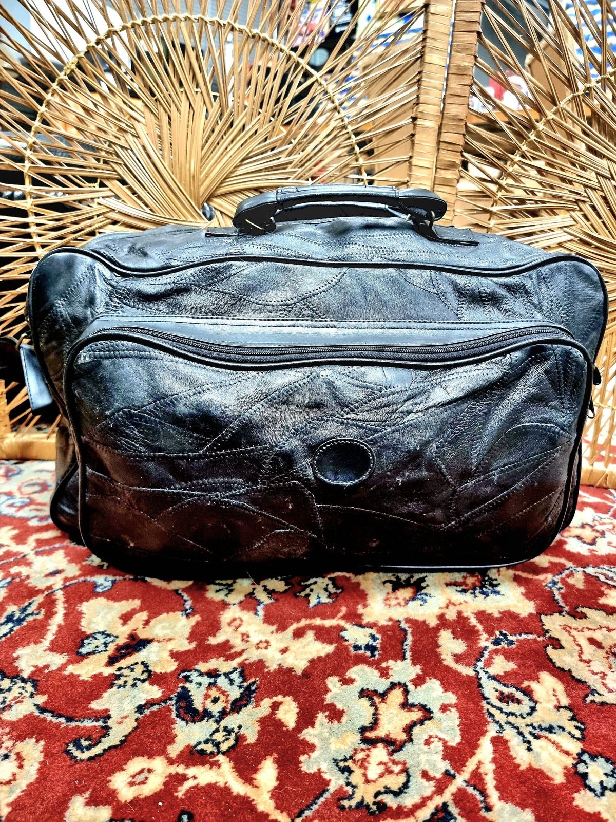 Vintage Leather Holdall Weekend
