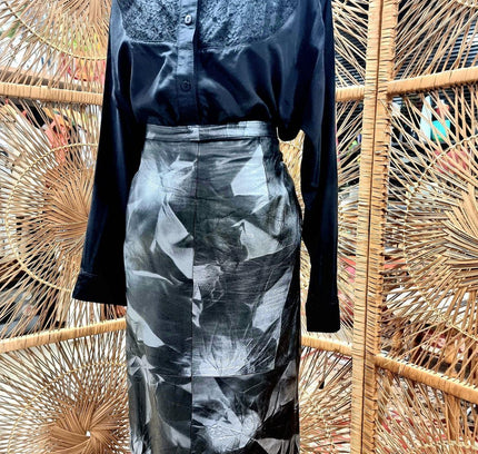 Vintage Leather Skirt - Yatva