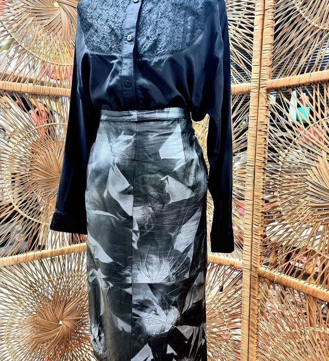 Vintage Leather Skirt - Yatva