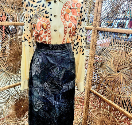 Vintage Leather Skirt - Yatva