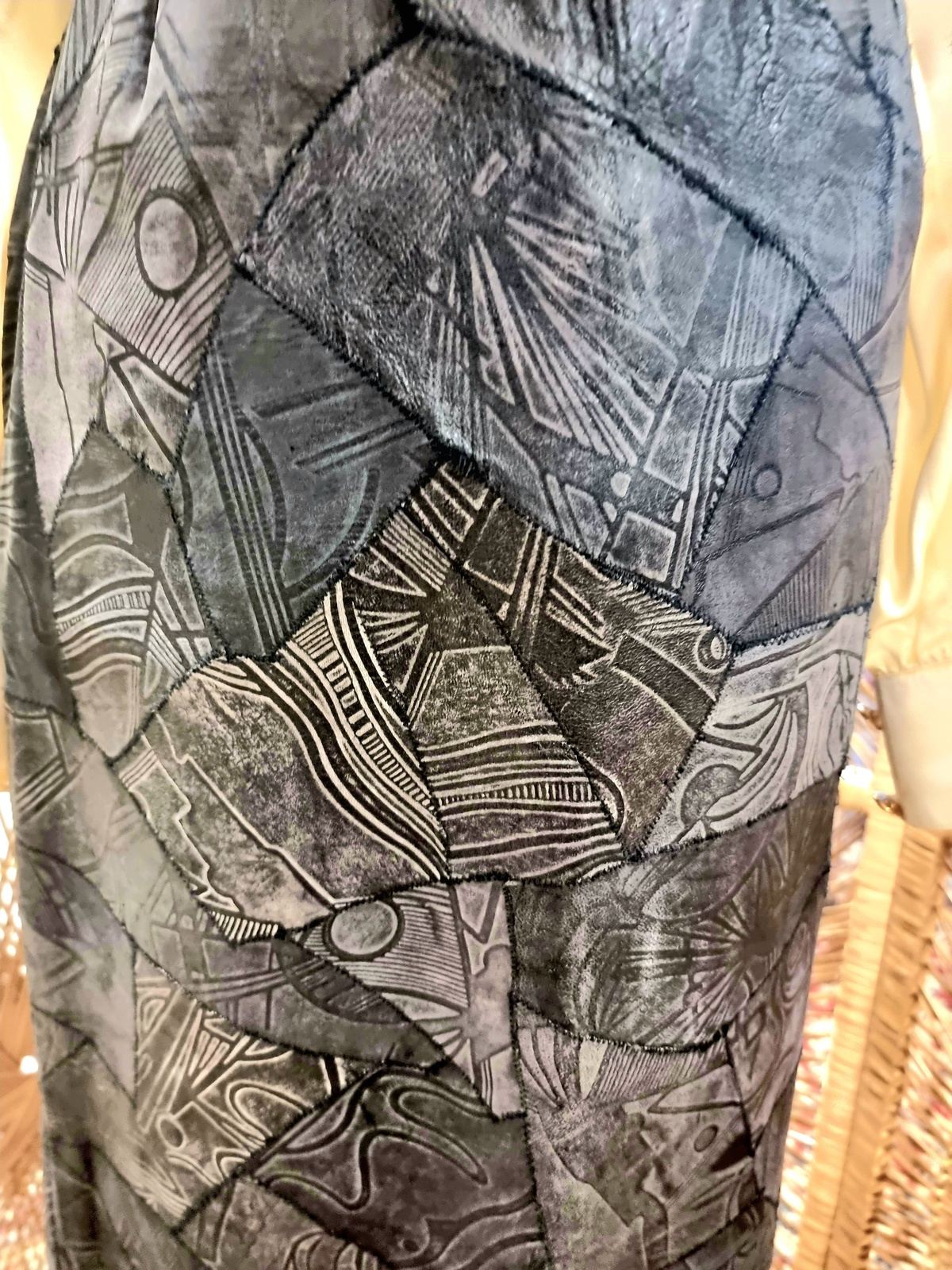 Vintage Leather Skirt
