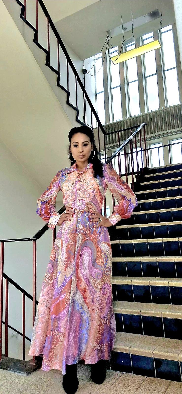 Vintage Lollneh Maxi Dress