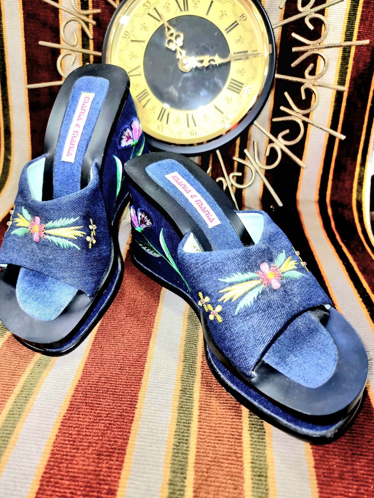 Vintage Mania & Mania Wedge Shoes