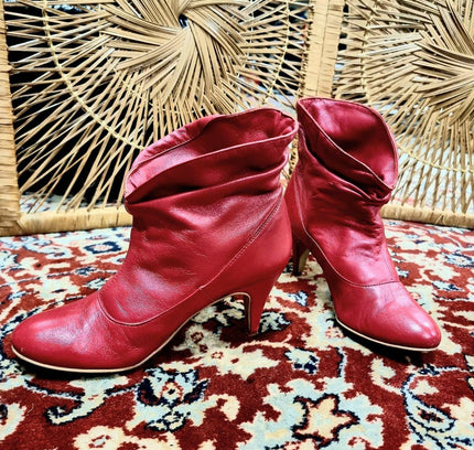 Vintage Monshoe Ankle Boots - Yatva