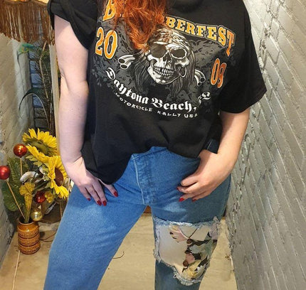 Vintage Motorcycle Rally USA T-shirt - Yatva