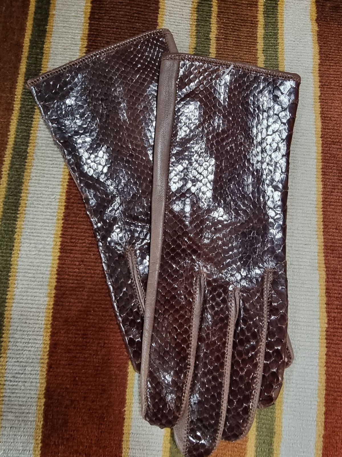 Vintage New 80s Leather Gloves