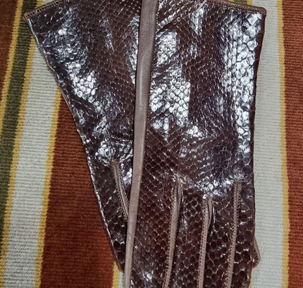 Vintage New 80s Leather Gloves - Yatva