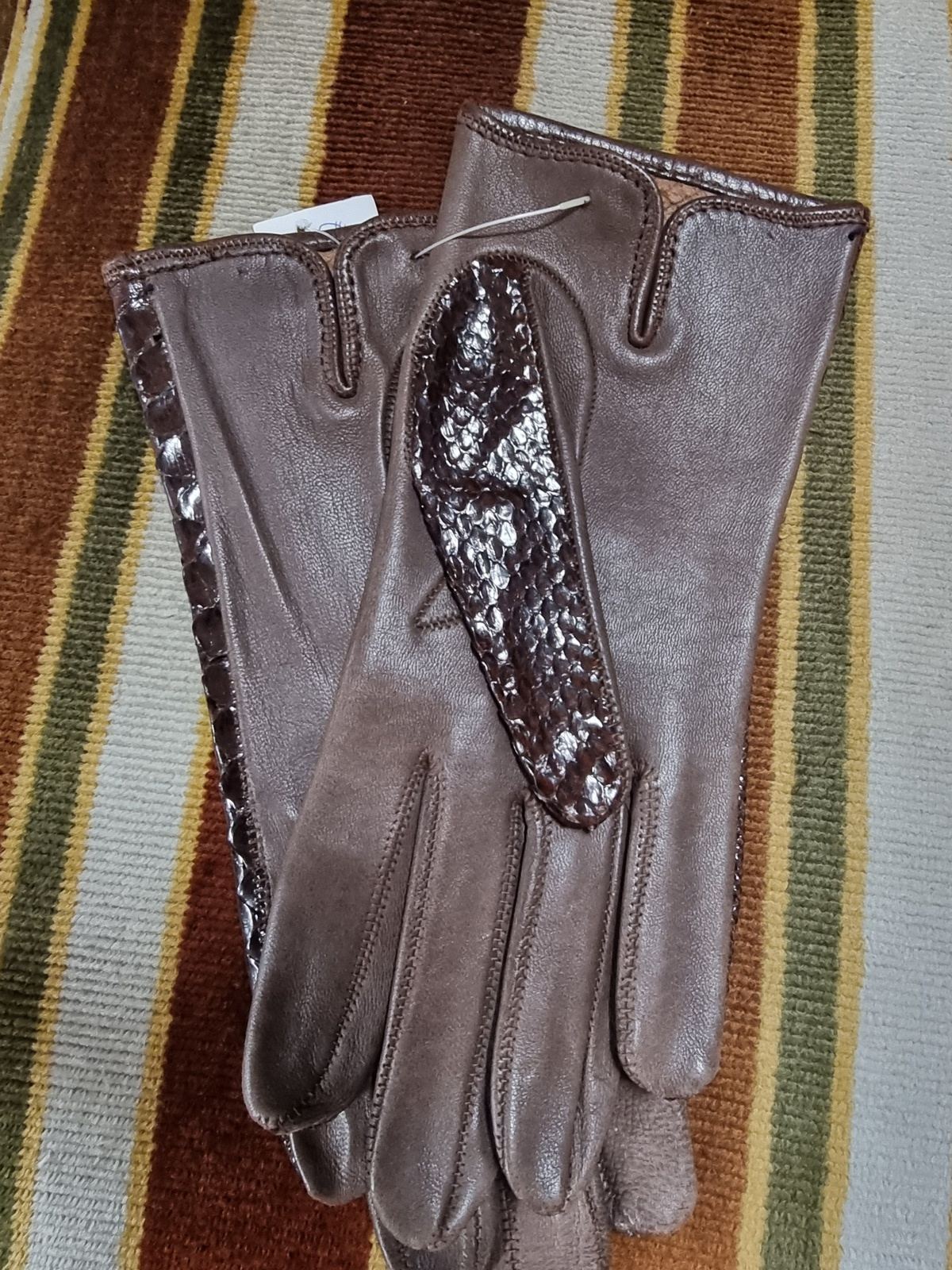 Vintage New 80s Leather Gloves