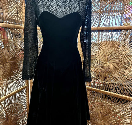 Vintage Niki Livas Velvet Dress - Yatva