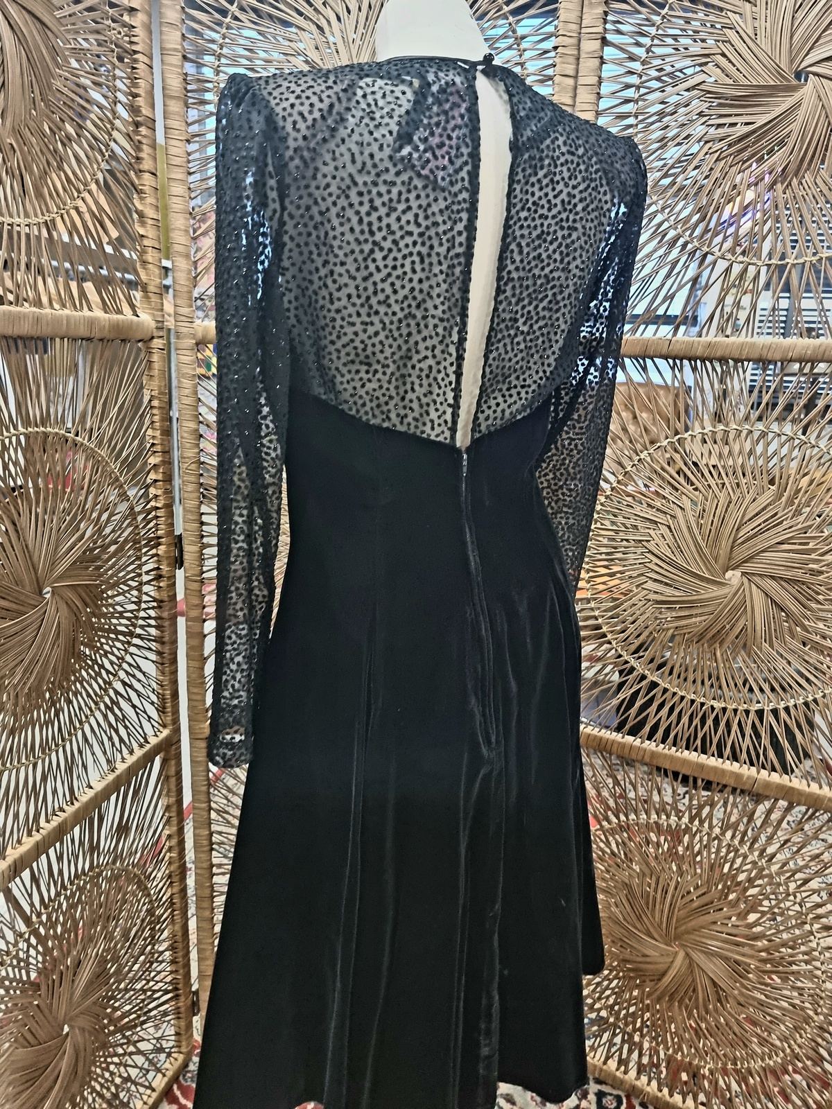 Vintage Niki Livas Velvet Dress