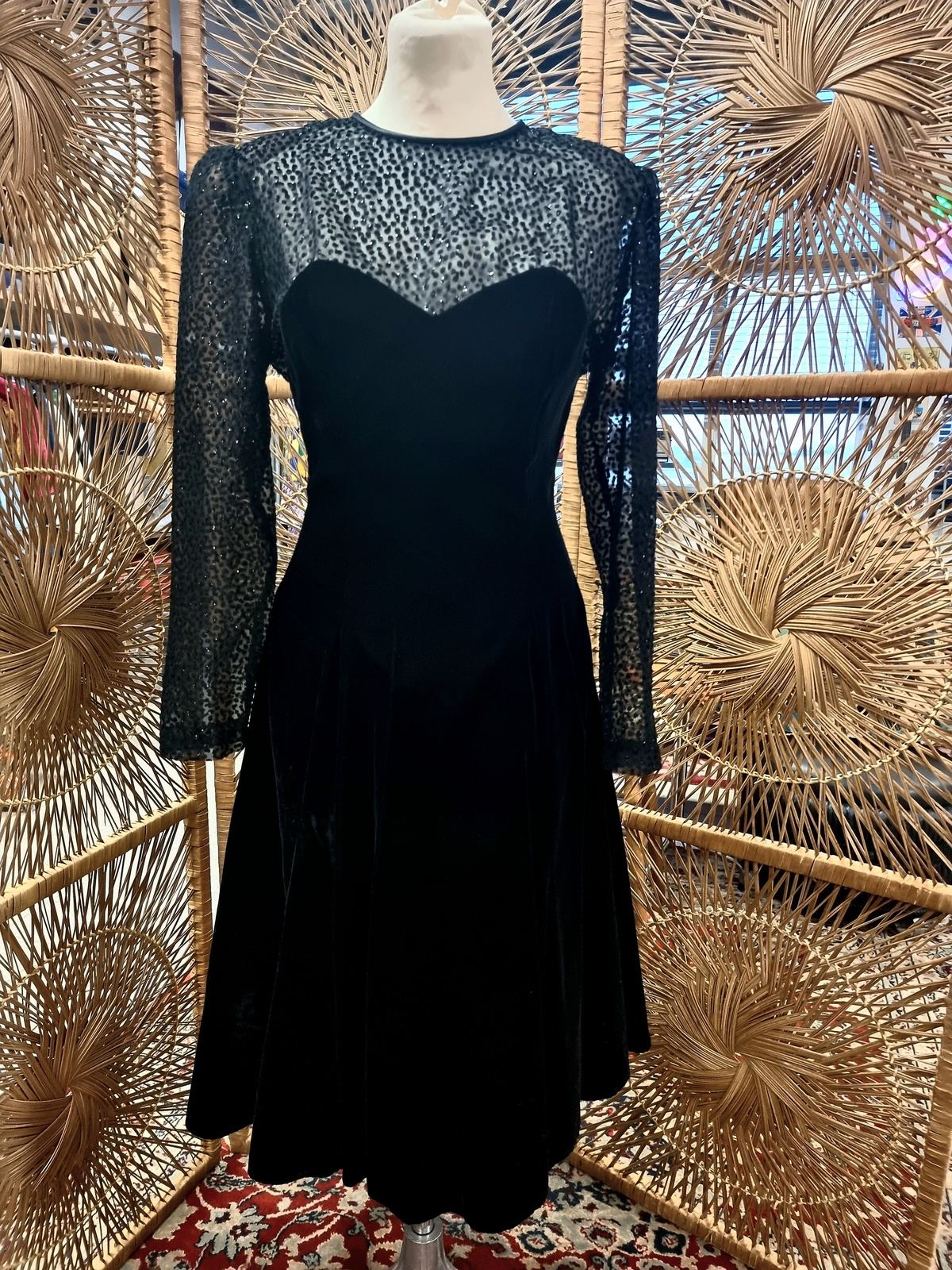 Vintage Niki Livas Velvet Dress