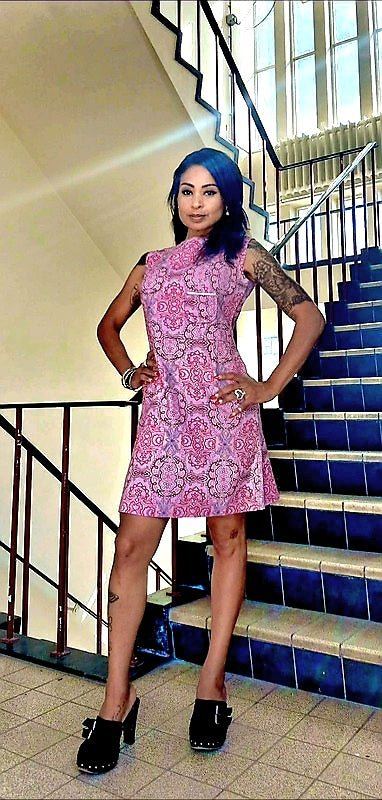 Vintage Paisley Dress