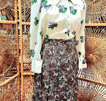 Vintage Paisley Skirt - Yatva