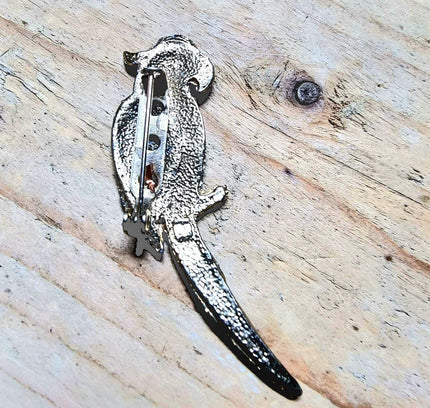 Vintage Parrot Brooch - Yatva