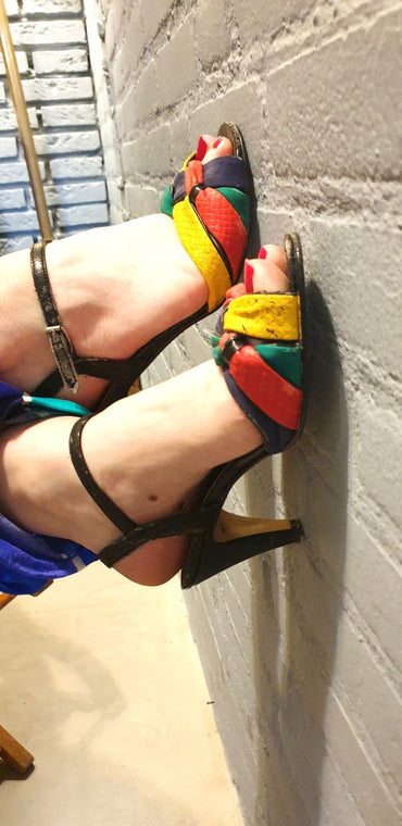 Vintage Peep Toe Shoes