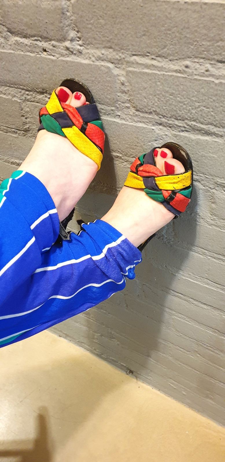 Vintage Peep Toe Shoes