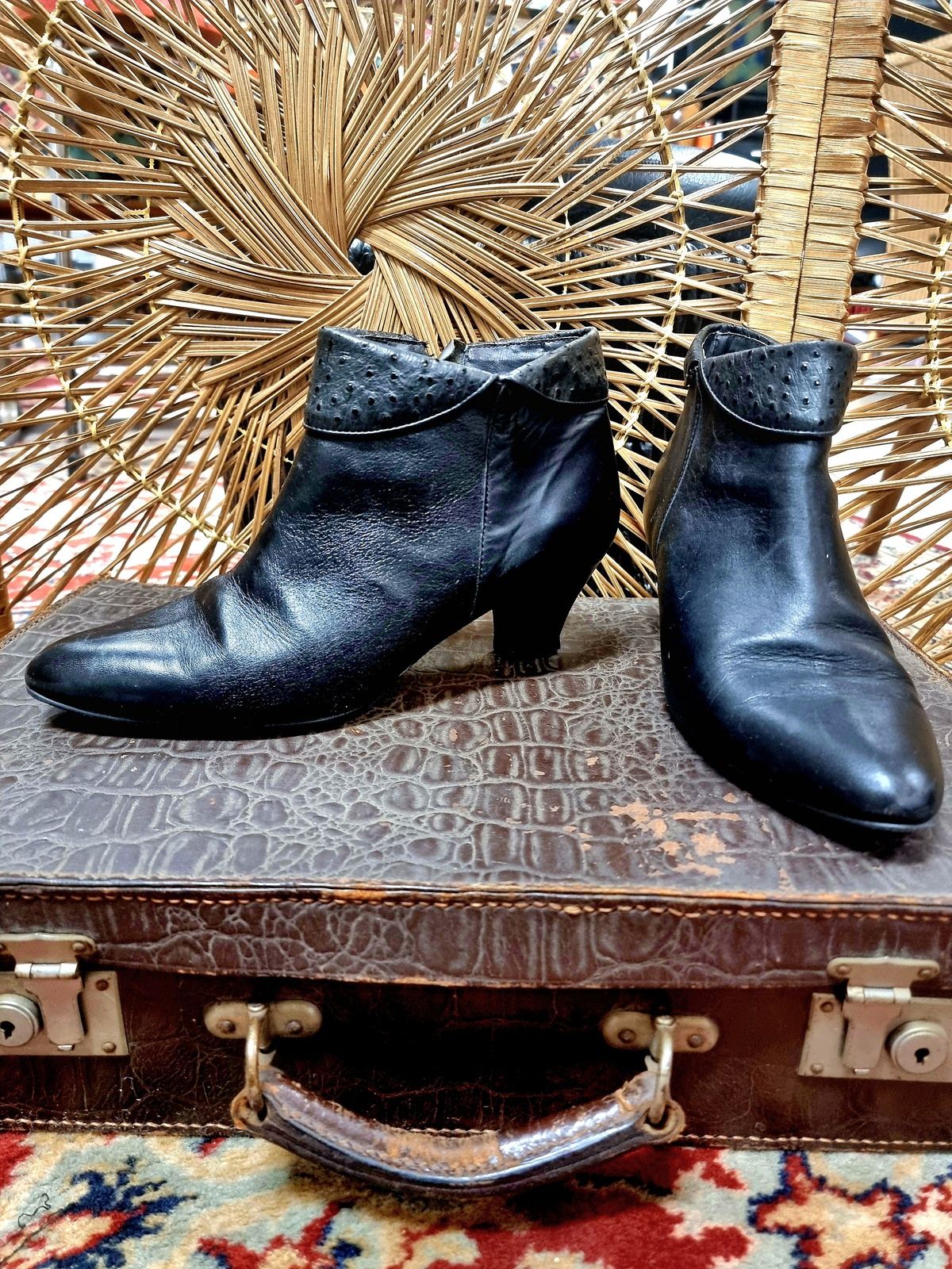 Vintage Prentiss Ankle Boots