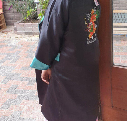 Vintage Reversible Kimono Jacket - Yatva
