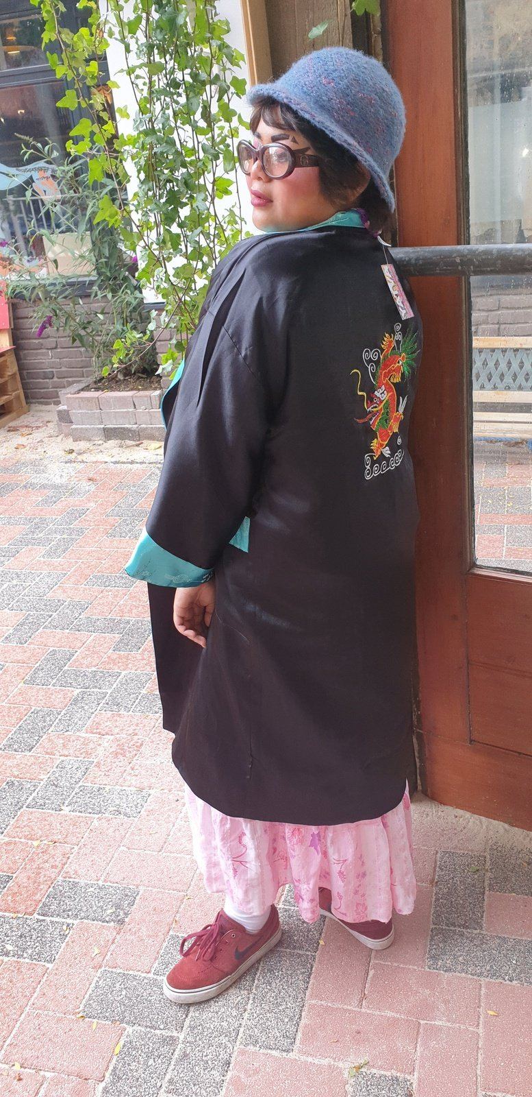 Vintage Reversible Kimono Jacket