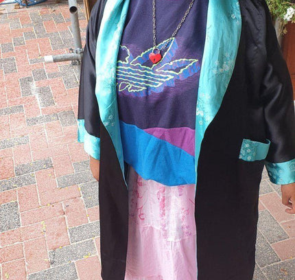 Vintage Reversible Kimono Jacket - Yatva