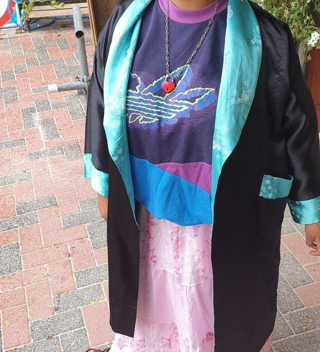 Vintage Reversible Kimono Jacket - Yatva