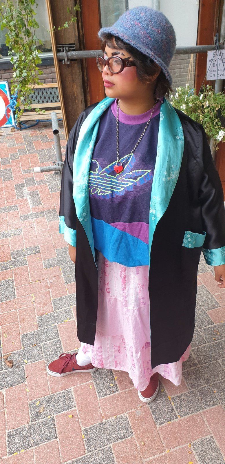 Vintage Reversible Kimono Jacket