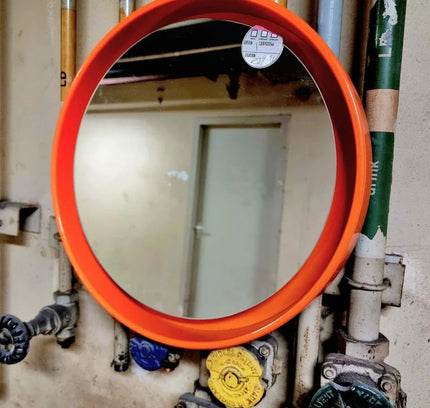 Vintage Round Wall Mirror - Yatva