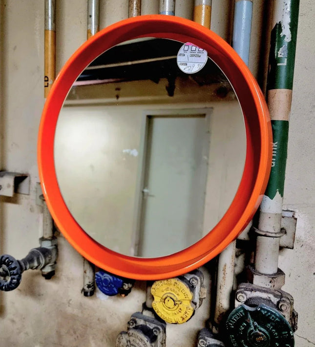 Vintage Round Wall Mirror - Yatva