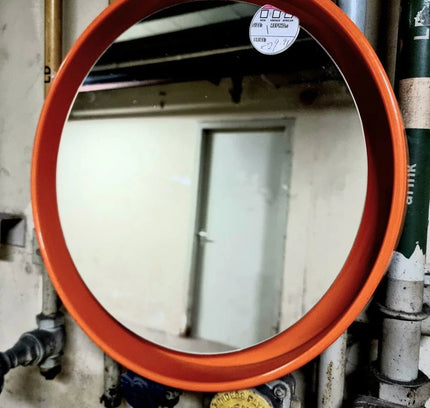 Vintage Round Wall Mirror - Yatva
