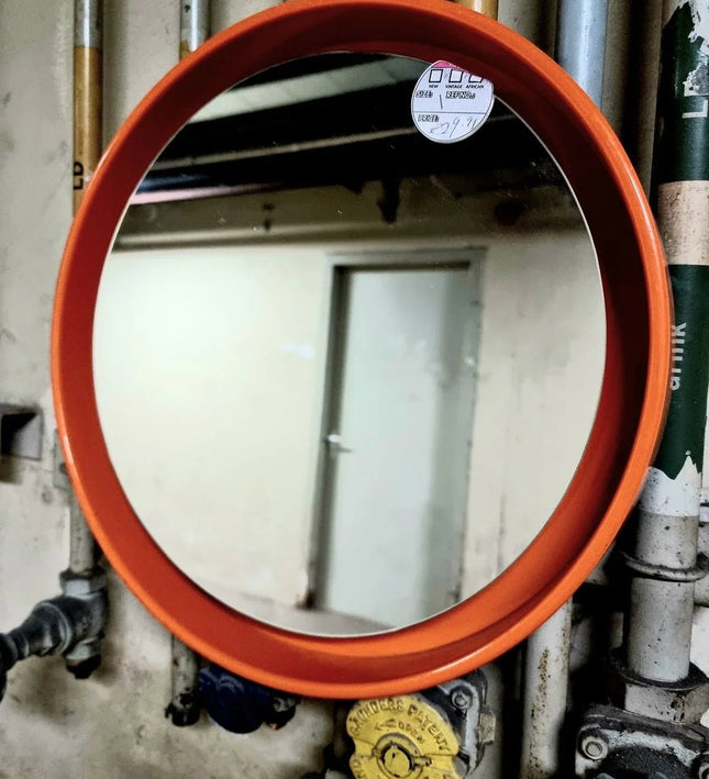 Vintage Round Wall Mirror - Yatva