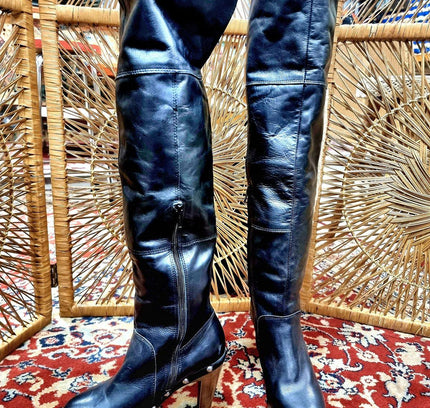 Vintage Runway Collection Knee high Boots - Yatva