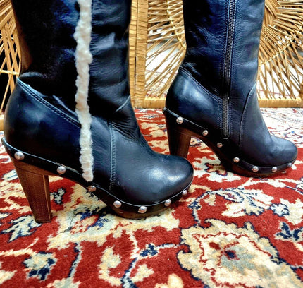 Vintage Runway Collection Knee high Boots - Yatva