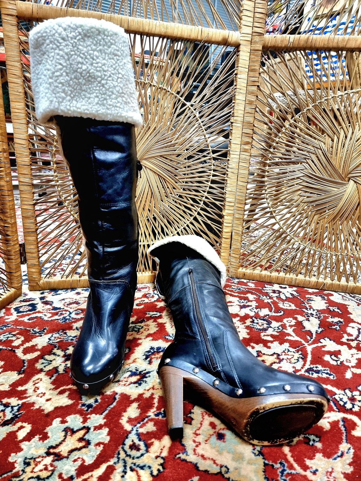 Vintage Runway Collection Knee high Boots