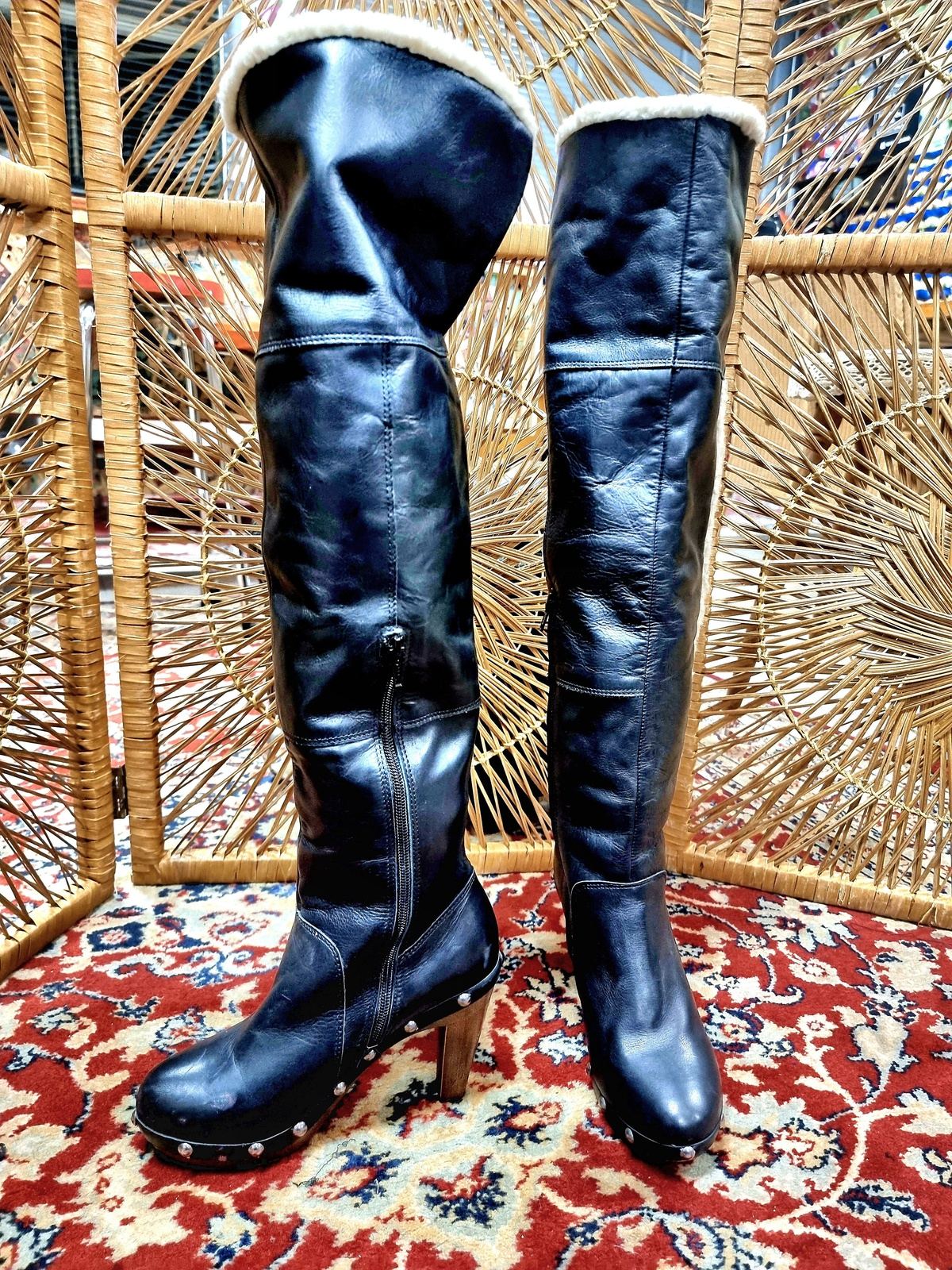 Vintage Runway Collection Knee high Boots