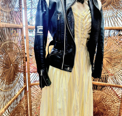 Vintage Schwabenleder Leather Biker Jacket - Yatva