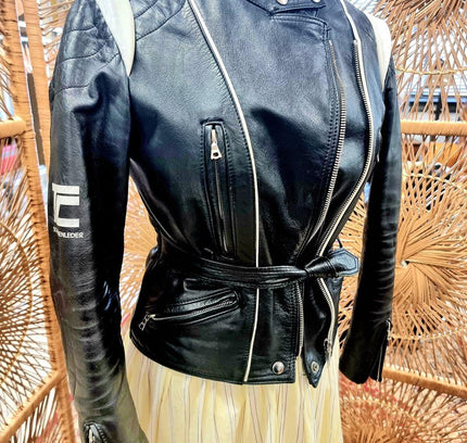 Vintage Schwabenleder Leather Biker Jacket - Yatva