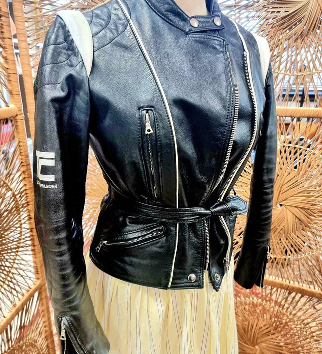 Vintage Schwabenleder Leather Biker Jacket - Yatva
